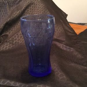 Blue coke glass
